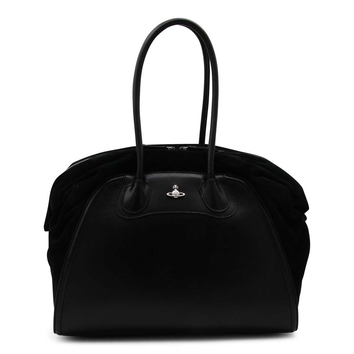 BLACK TOP HANDLE BAG