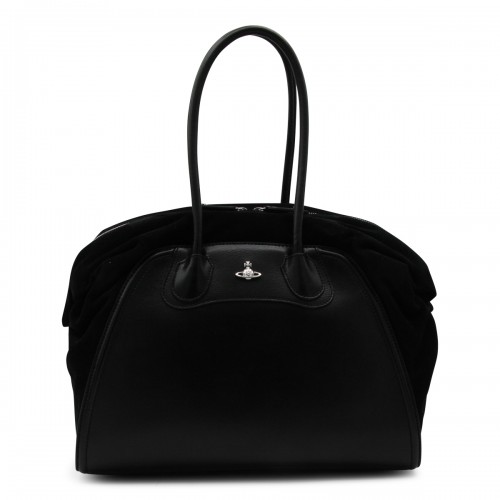 BLACK TOP HANDLE BAG