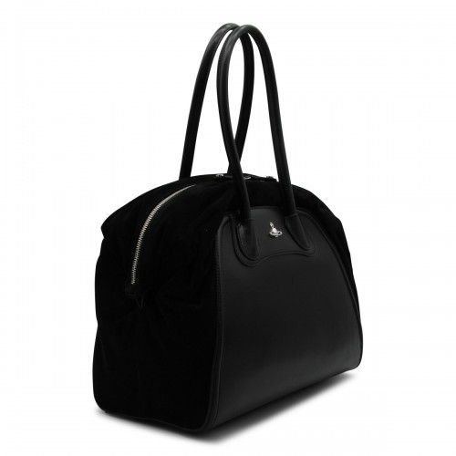 BLACK TOP HANDLE BAG