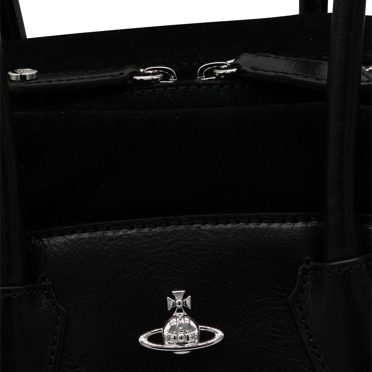 BLACK TOP HANDLE BAG