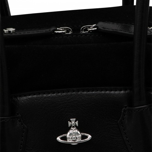 BLACK TOP HANDLE BAG