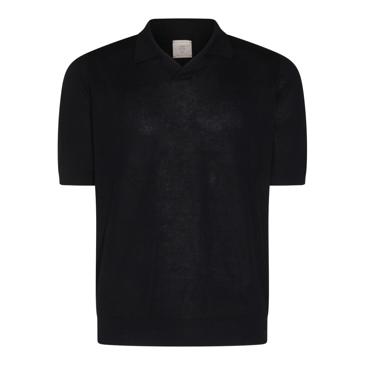 DARK BLUE COTTON POLO SHIRT