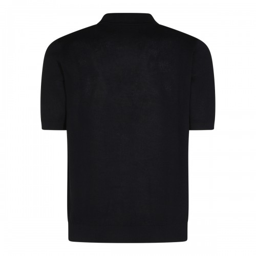 DARK BLUE COTTON POLO SHIRT