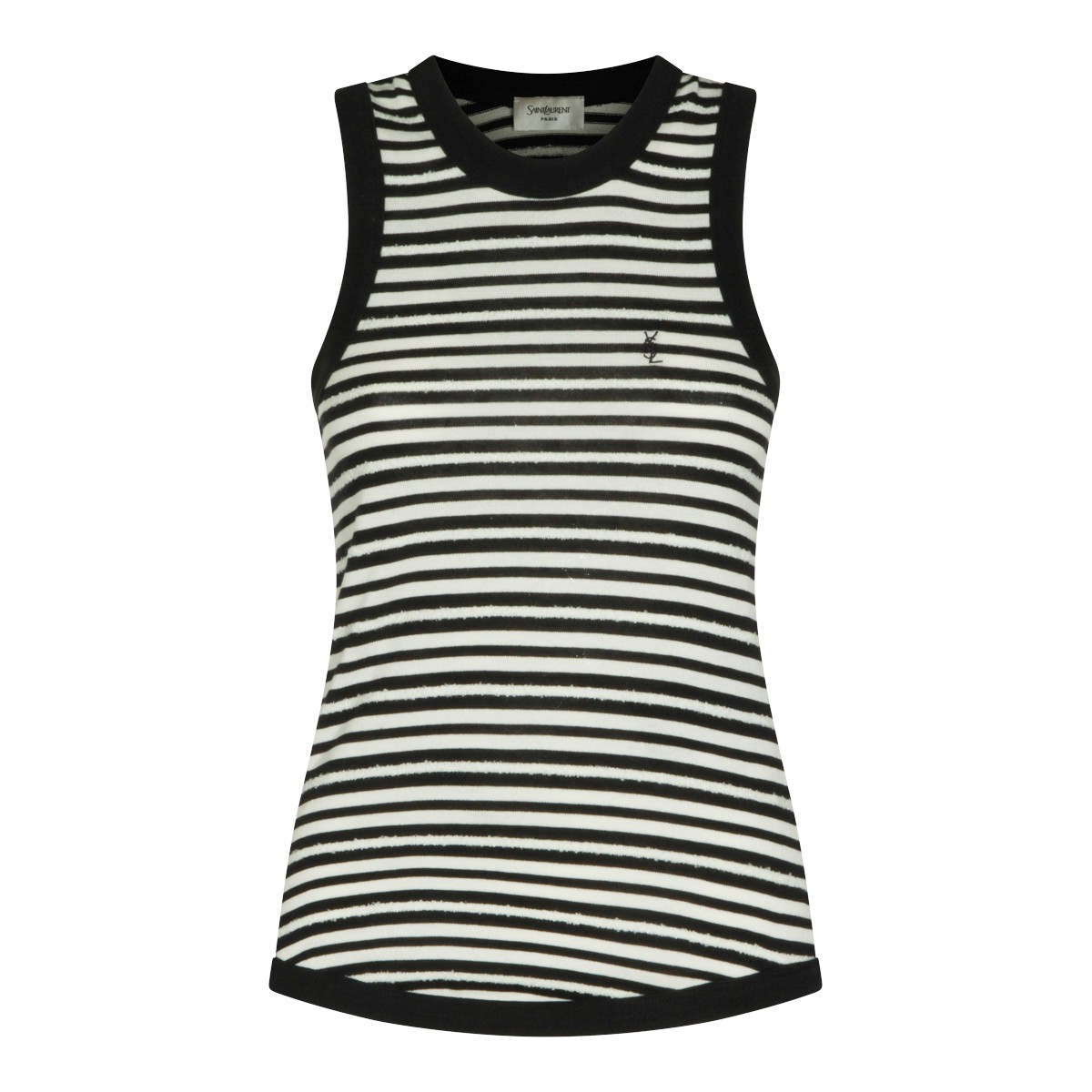 BLACK AND WHITE COTTON TOP