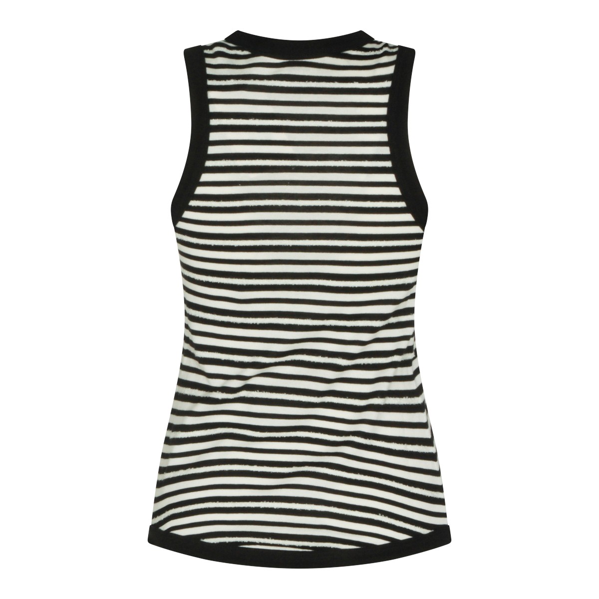 BLACK AND WHITE COTTON TOP