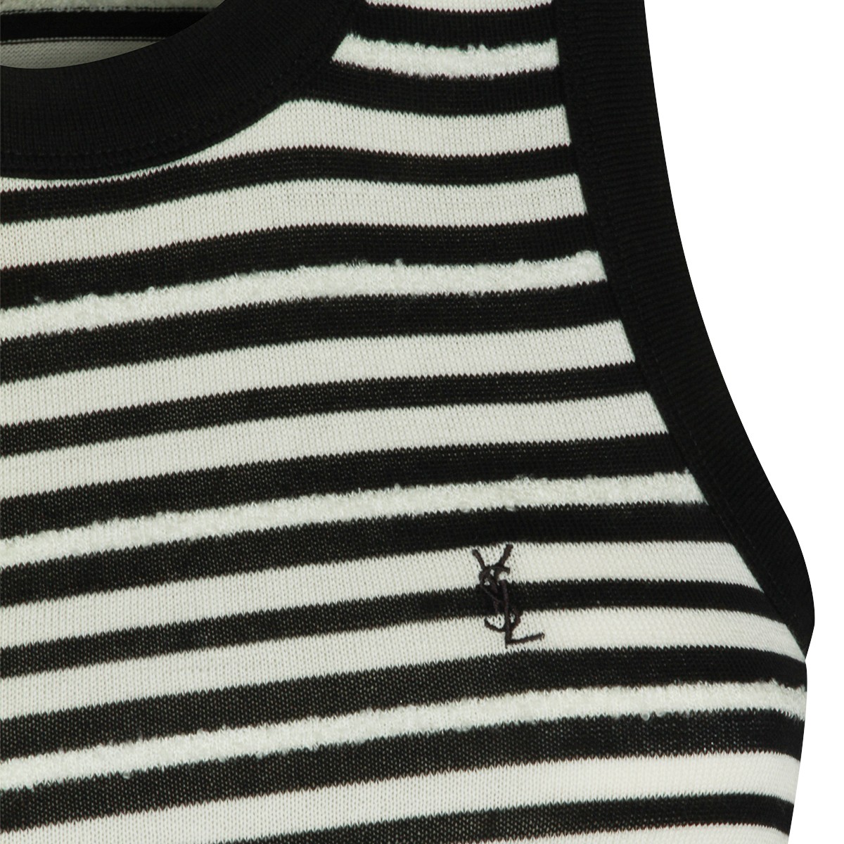 BLACK AND WHITE COTTON TOP