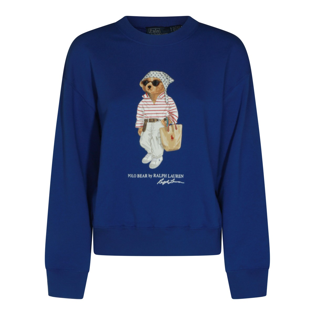 BLUE COTTON SWEATSHIRT