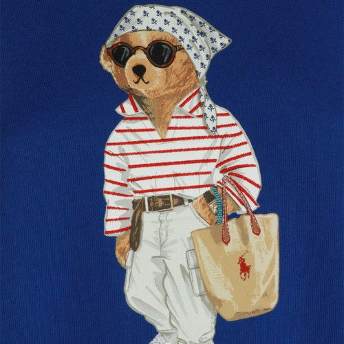 BLUE COTTON SWEATSHIRT