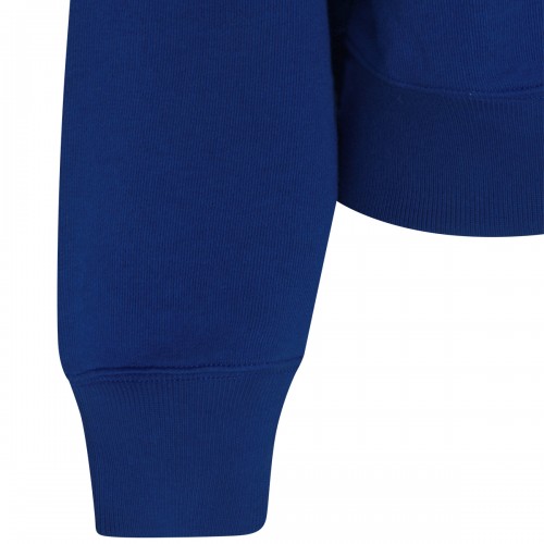 BLUE COTTON SWEATSHIRT