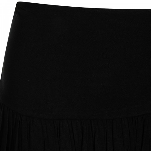 BLACK VISCOSE SKIRT