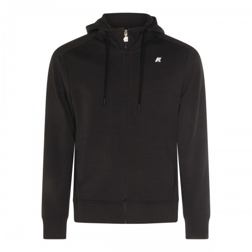 BLACK COTTON SWEATSHIRT