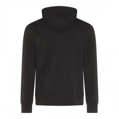 BLACK COTTON SWEATSHIRT