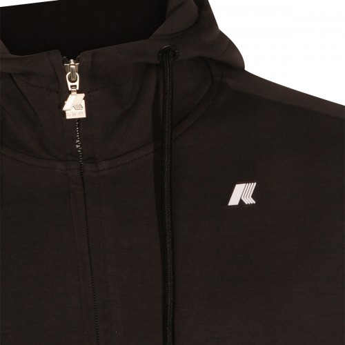 BLACK COTTON SWEATSHIRT