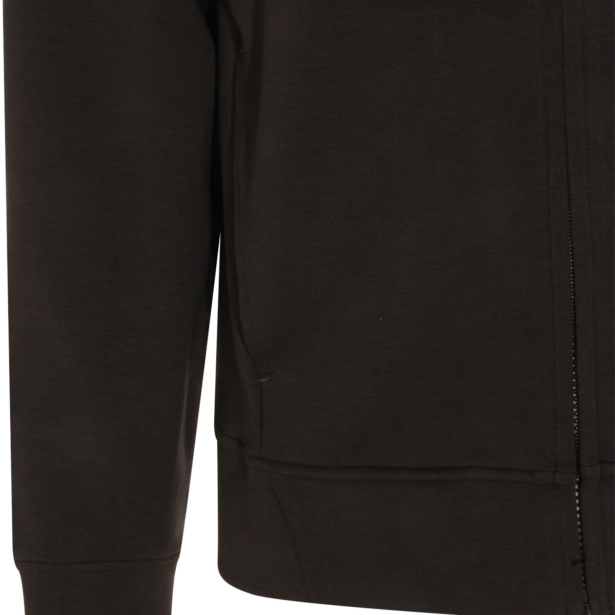 BLACK COTTON SWEATSHIRT