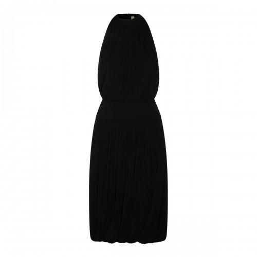 BLACK VISCOSE DRESS