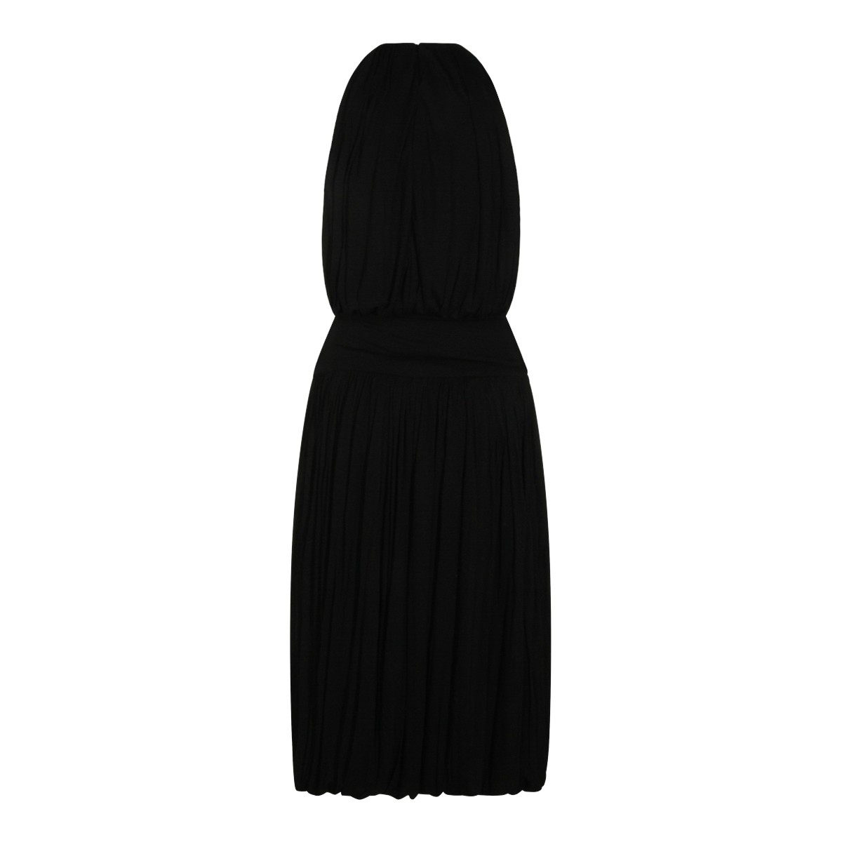 BLACK VISCOSE DRESS