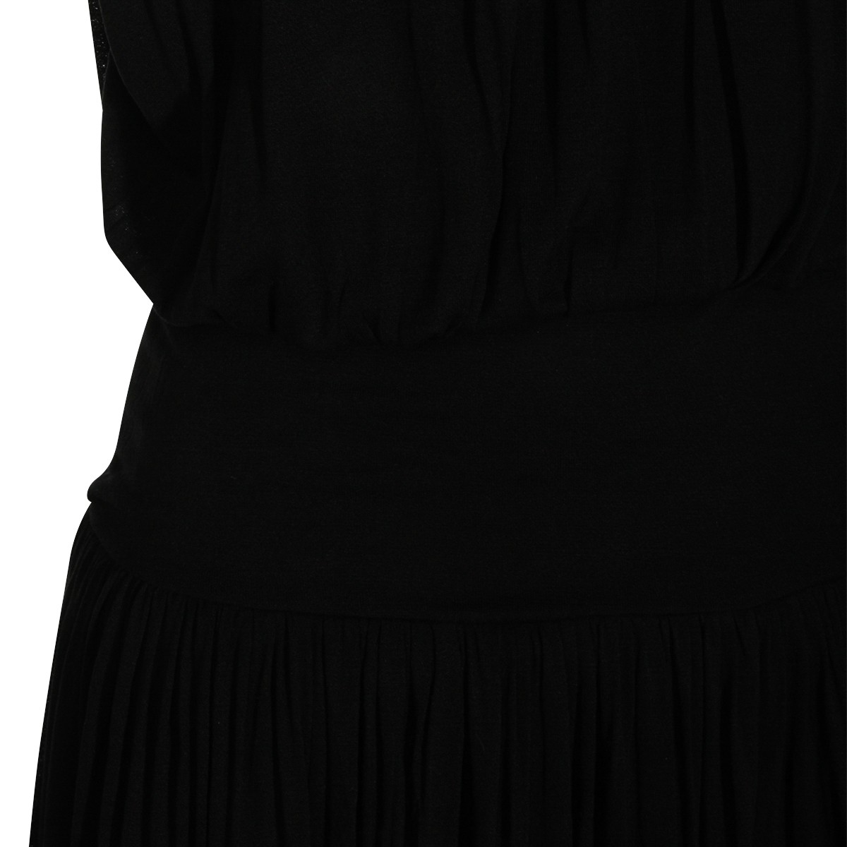 BLACK VISCOSE DRESS