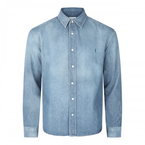 LIGHT BLUE COTTON SHIRT