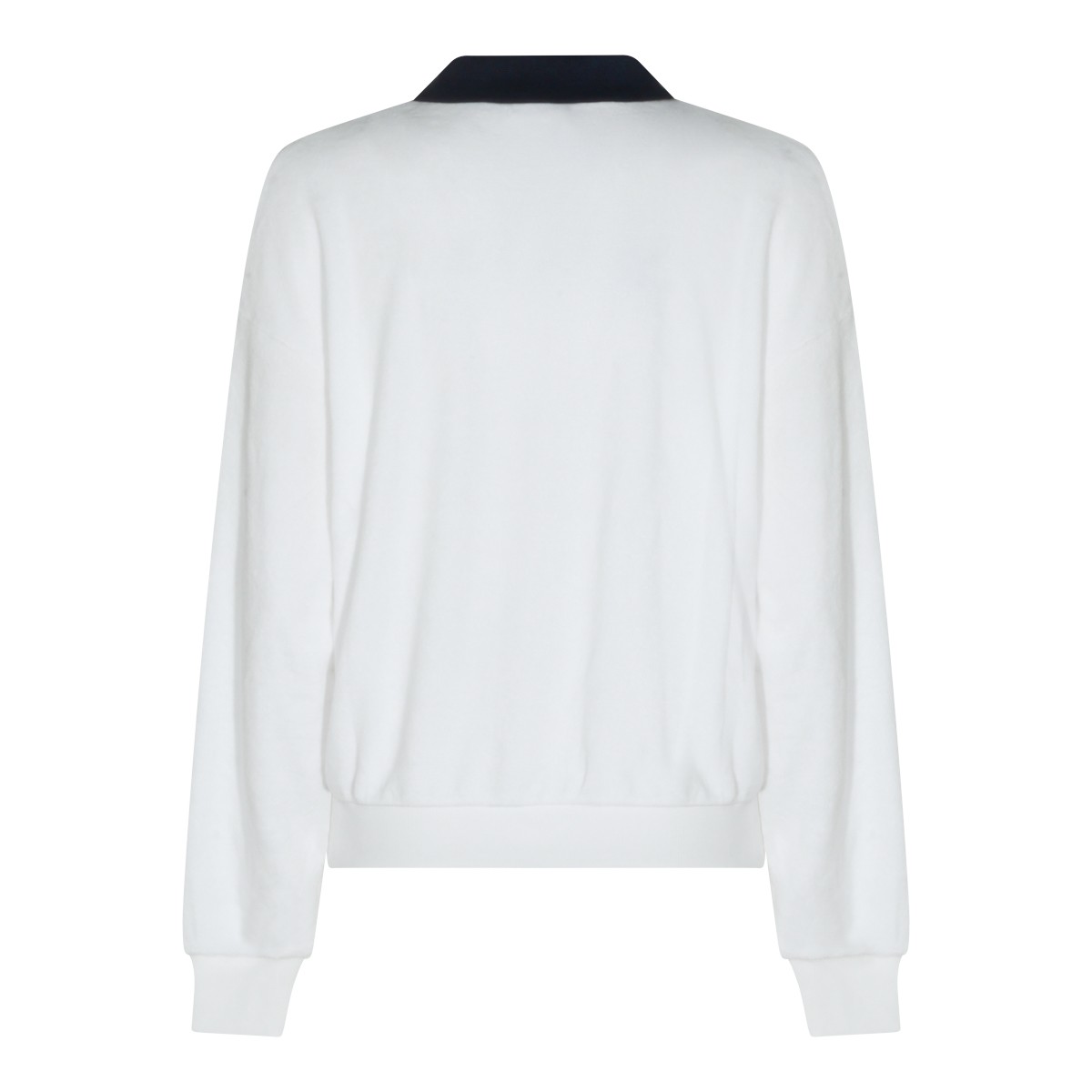 WHITE COTTON POLO SHIRT