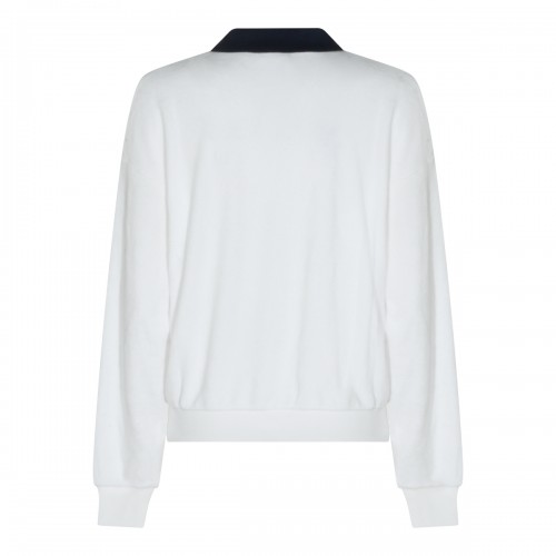 WHITE COTTON POLO SHIRT