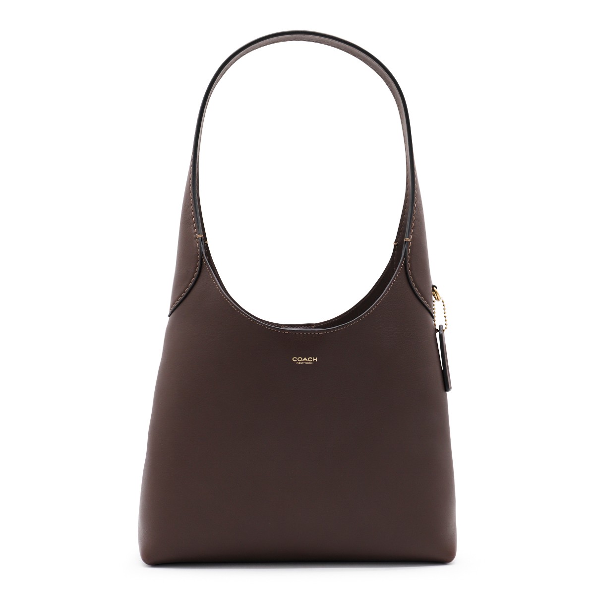 BROWN LEATHER BROOKLYN TOTE