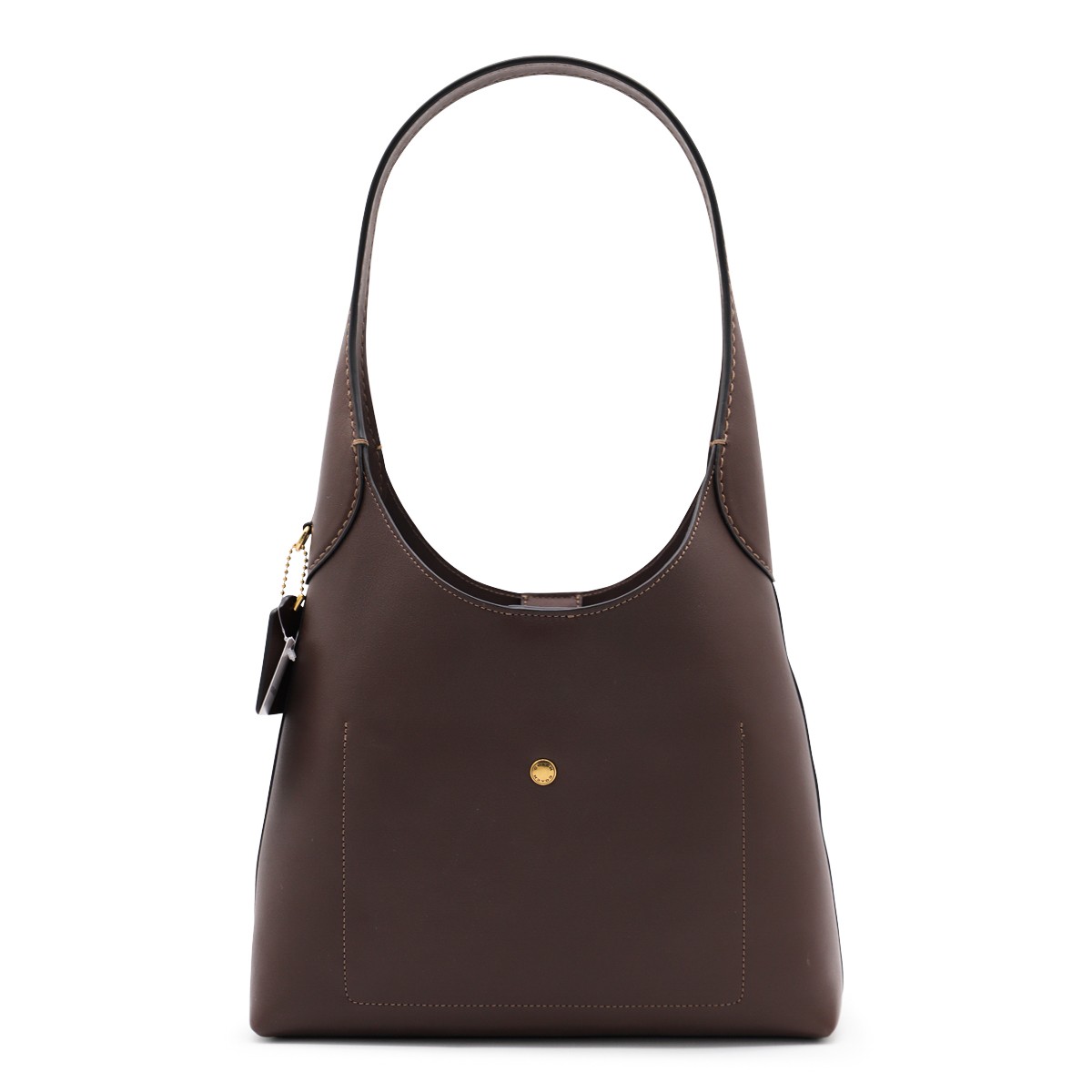 BROWN LEATHER BROOKLYN TOTE