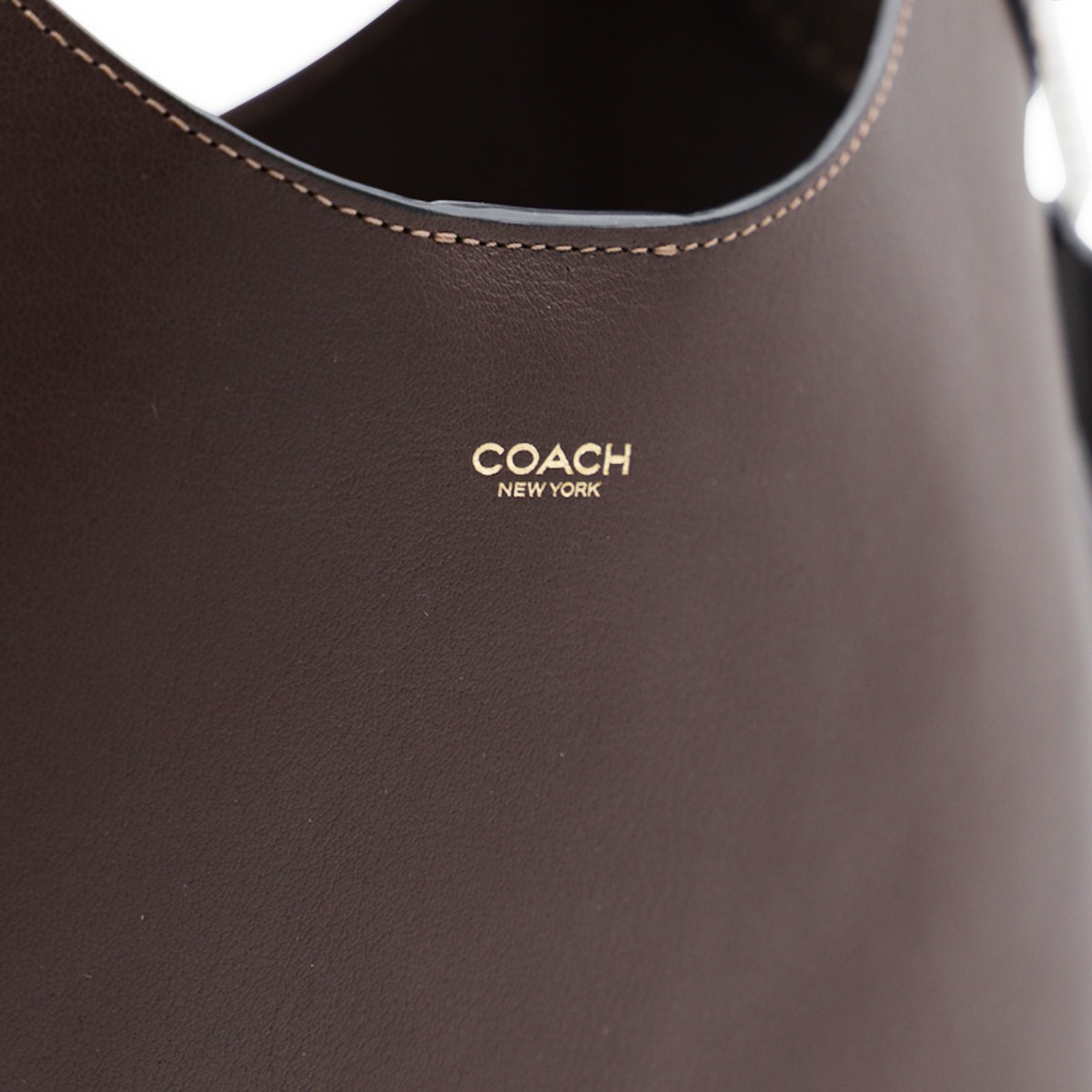 BROWN LEATHER BROOKLYN TOTE