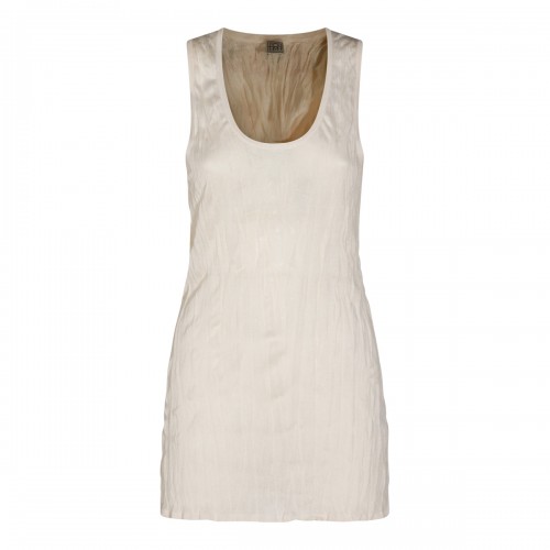 LIGHT BEIGE VISCOSE TOP