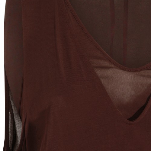 FIG VISCOSE STRETCH LONG DRESS