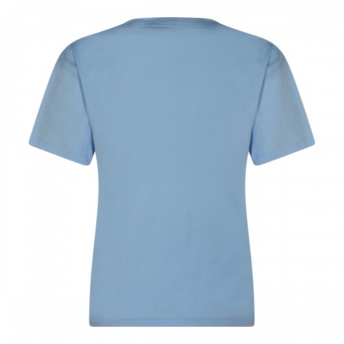 LIGHT BLUE COTTON T-SHIRT