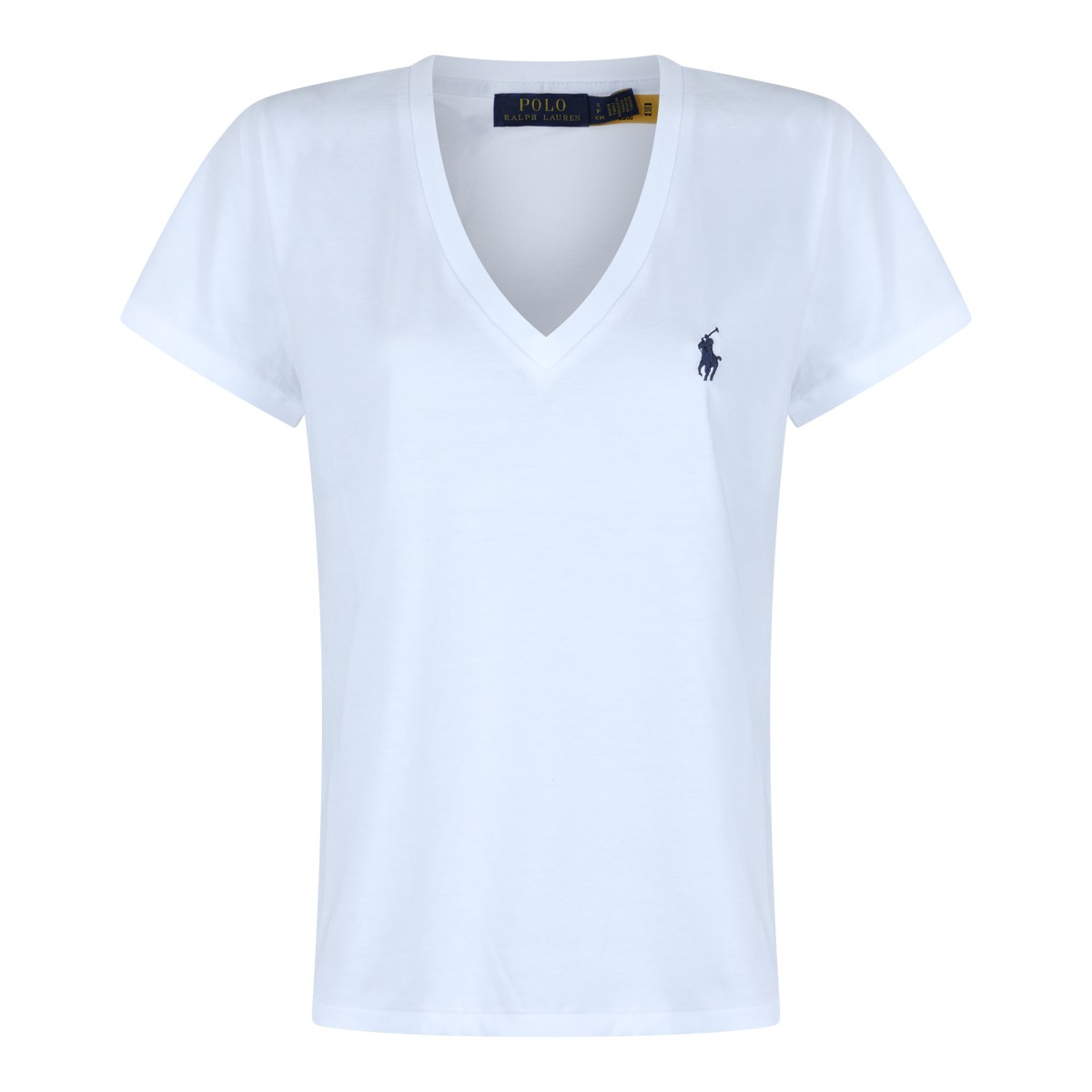 WHITE COTTON T-SHIRT