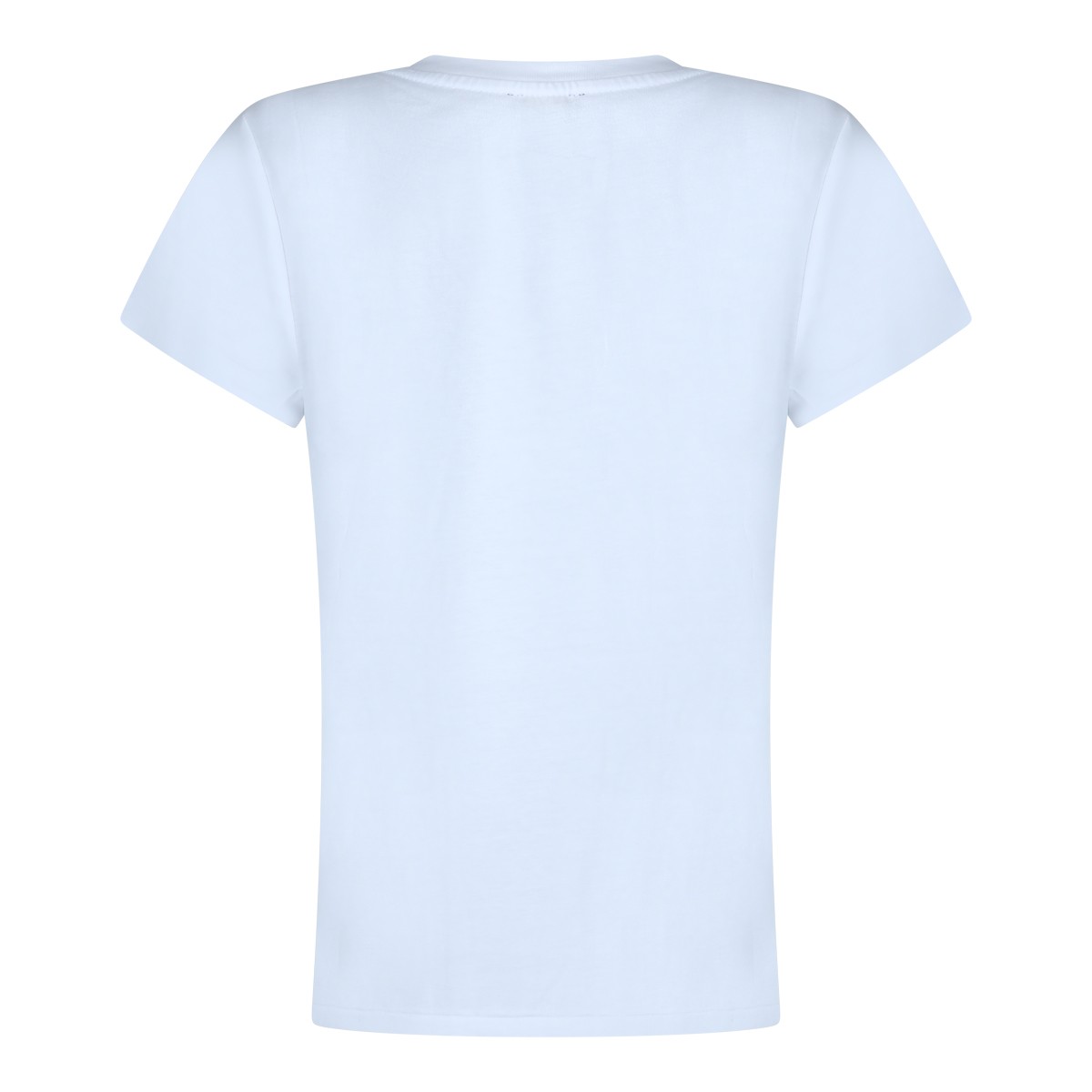 WHITE COTTON T-SHIRT