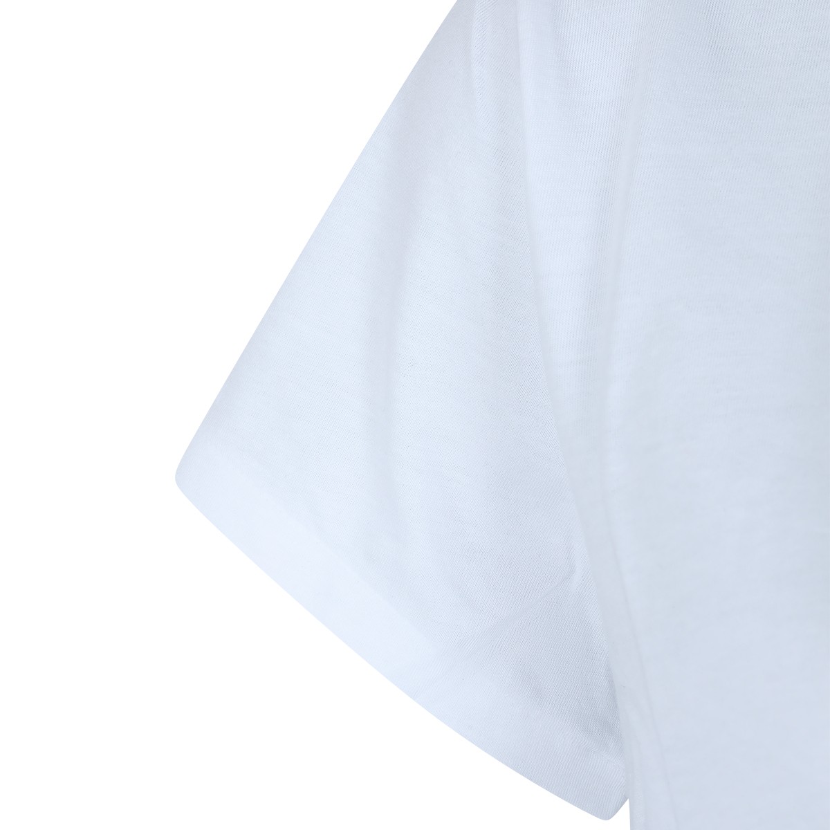 WHITE COTTON T-SHIRT
