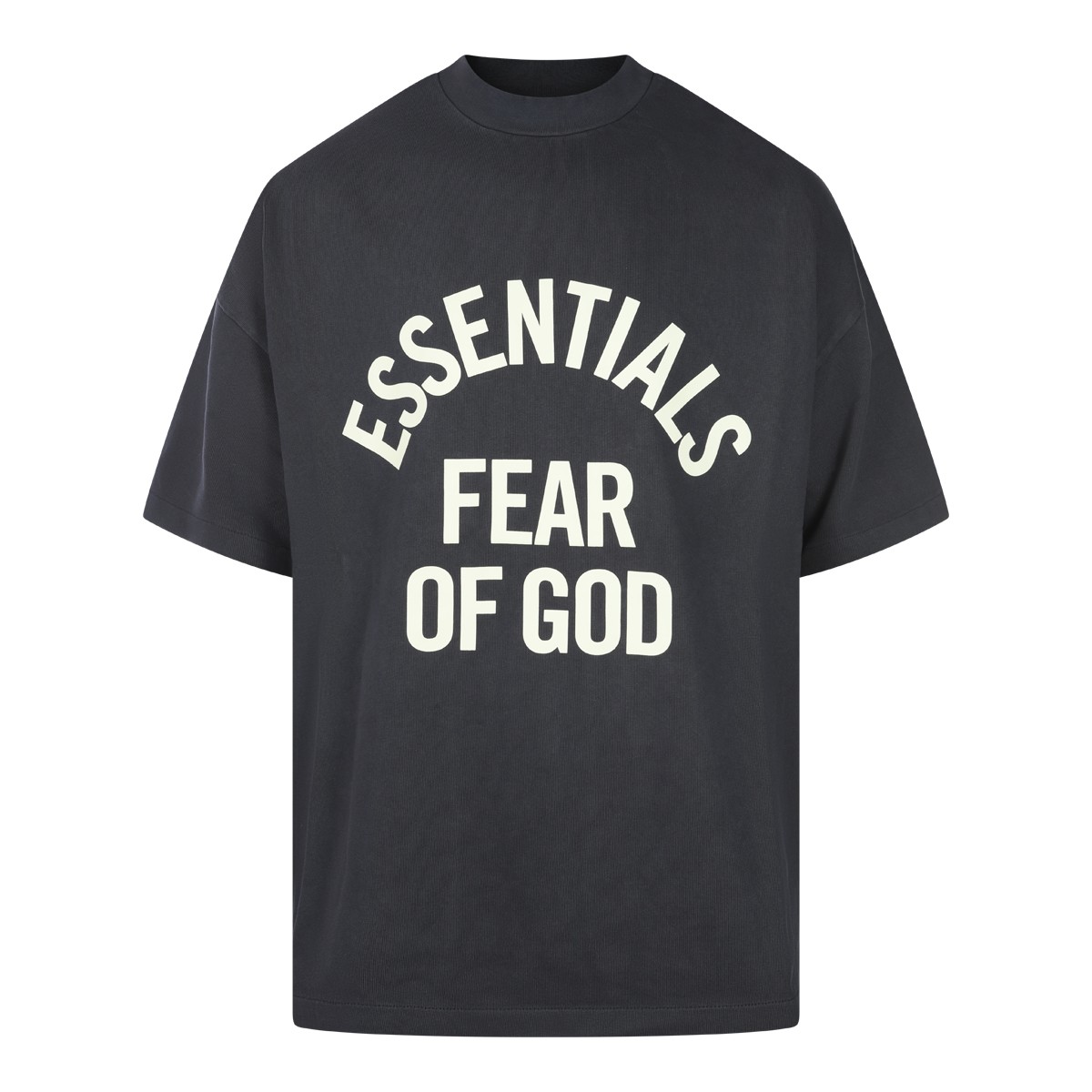 BLACK COTTON T-SHIRT