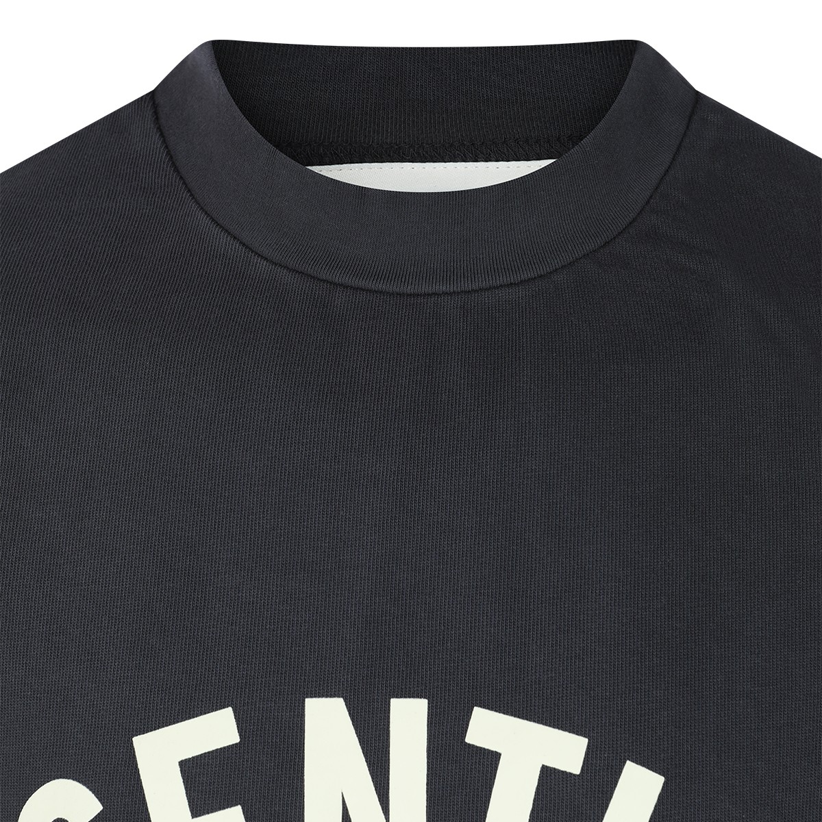 BLACK COTTON T-SHIRT