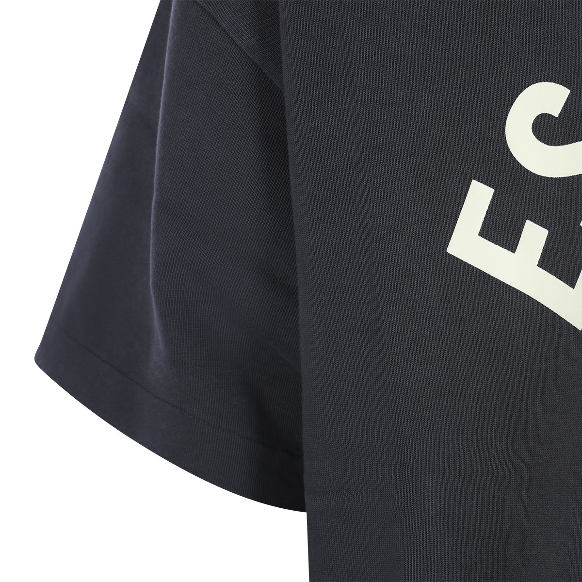 BLACK COTTON T-SHIRT