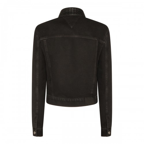 BLACK COTTON CASUAL JACKET 2