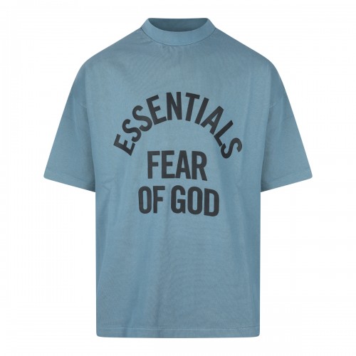 LIGHT BLUE COTTON T-SHIRT