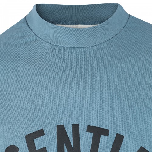 LIGHT BLUE COTTON T-SHIRT