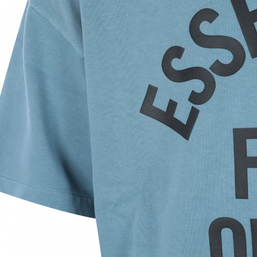 LIGHT BLUE COTTON T-SHIRT