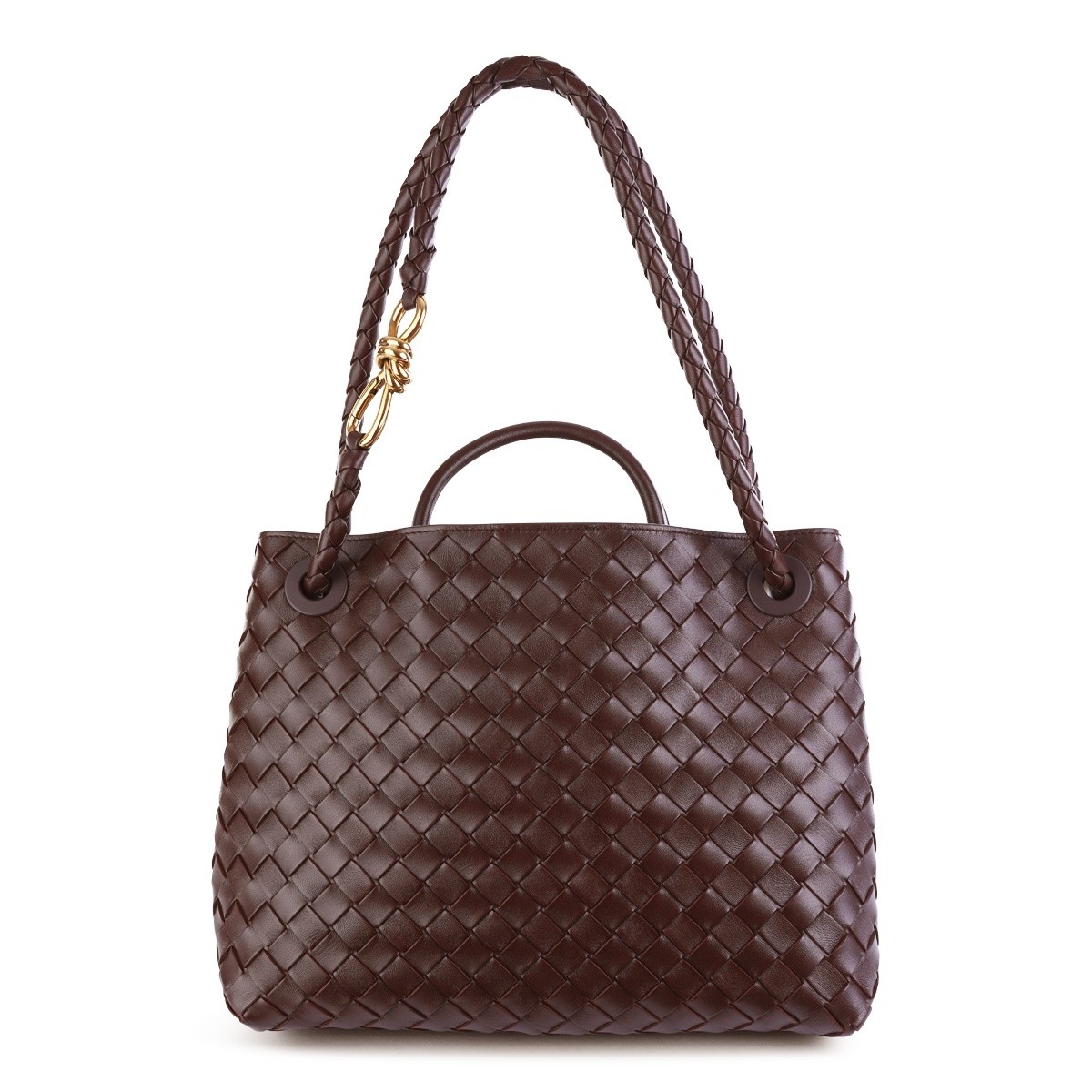 DARK BAROLO LEATHER ANDIAMO BAG