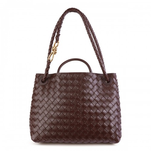 DARK BAROLO LEATHER ANDIAMO BAG