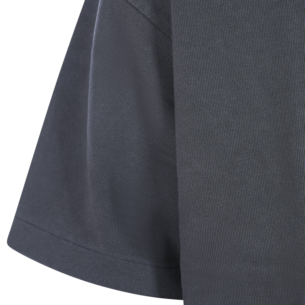 DARK GREY COTTON T-SHIRT