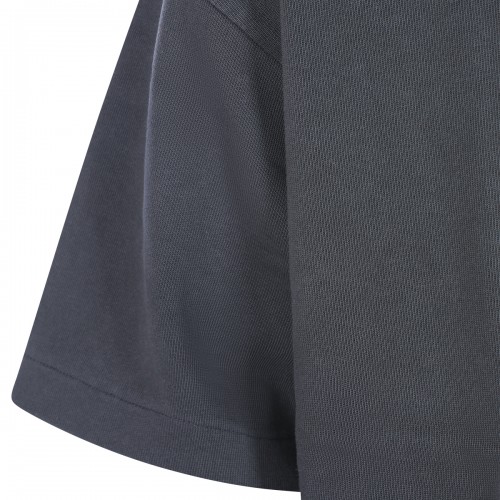 DARK GREY COTTON T-SHIRT