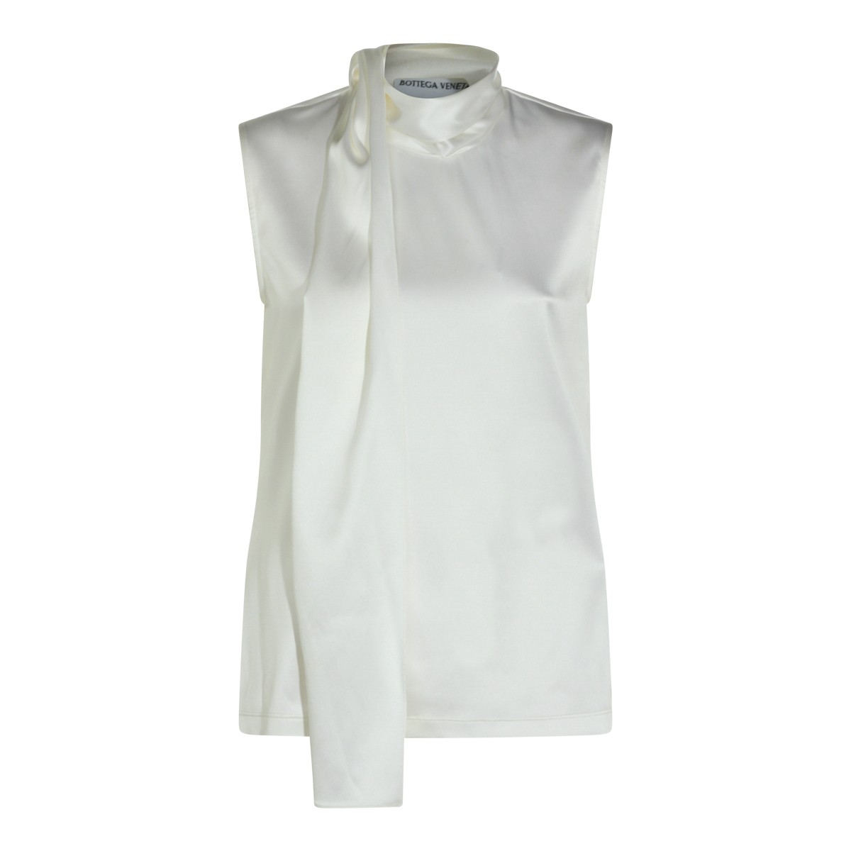 WHITE SILK TOP
