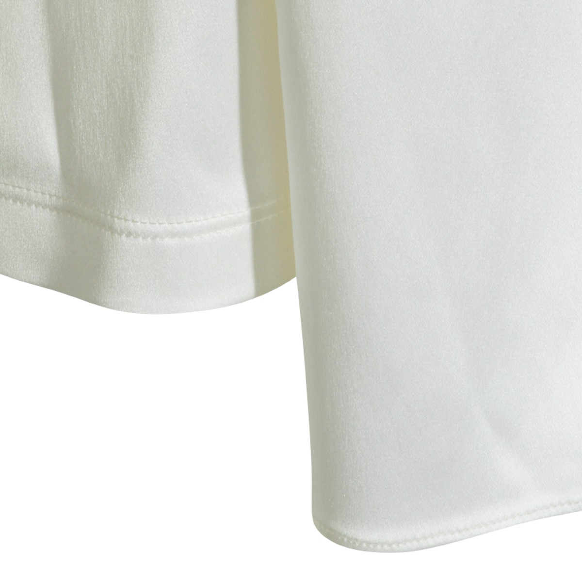 WHITE SILK TOP