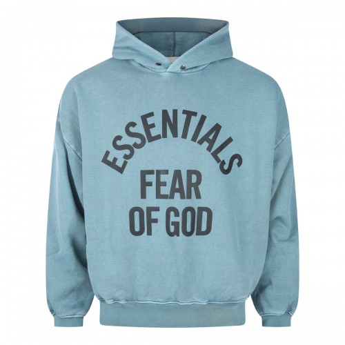 LIGHT BLUE COTTON SWEATSHIRT