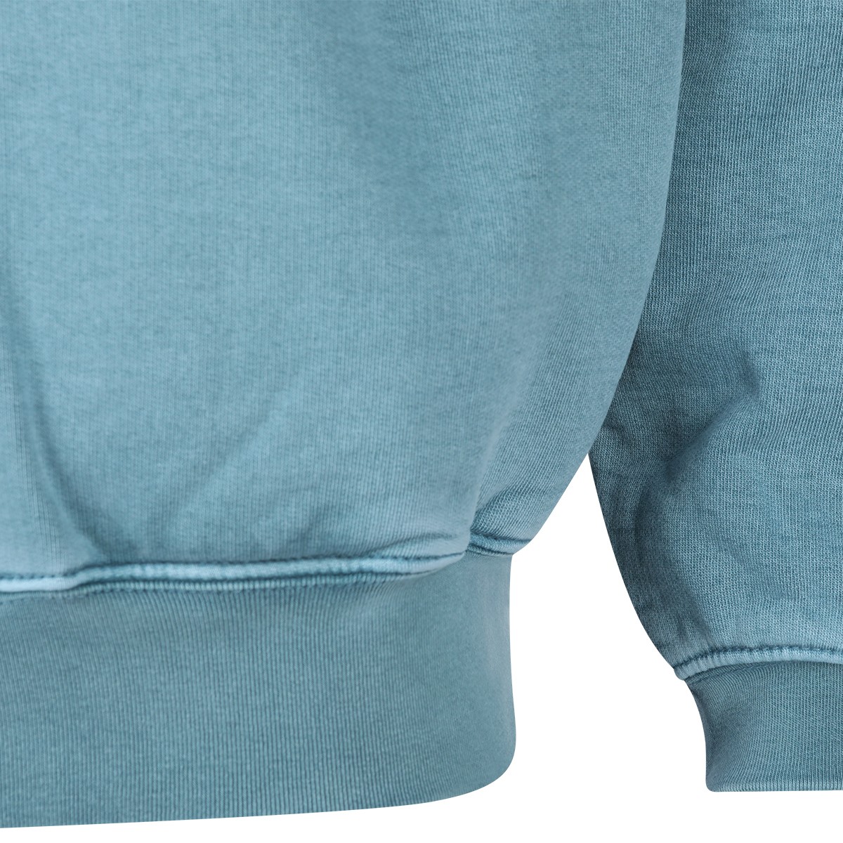 LIGHT BLUE COTTON SWEATSHIRT