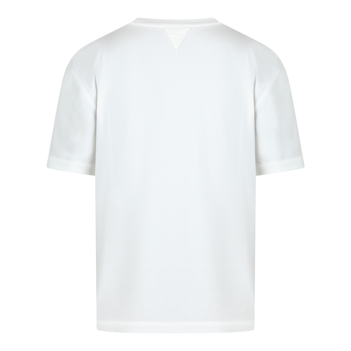 WHITE COTTON T-SHIRT