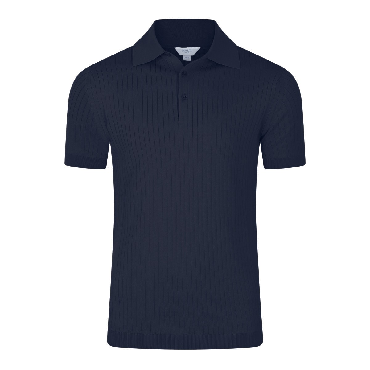 NAVY COTTON POLO SHIRT